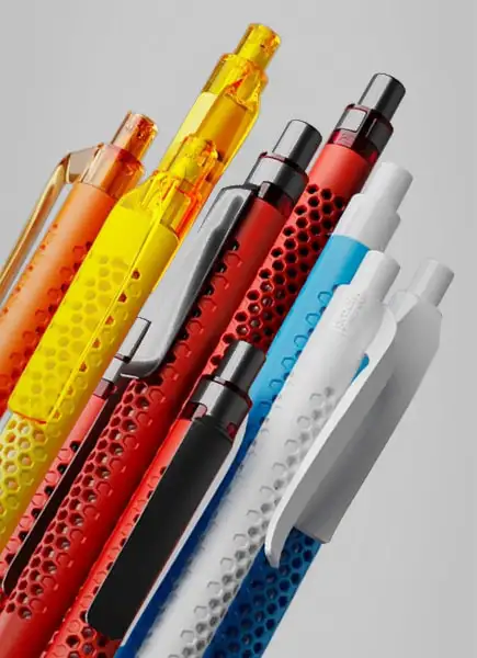 Individuell gestaltete farbige Kugelschreiber