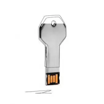 USB-Stick Sonderform aus Metall für maximale Aufmerksamkeit. Kostenlose 3D Vorschau.