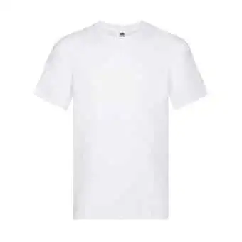 Weißes T-Shirt Fruit Of The Loom 100% Baumwolle